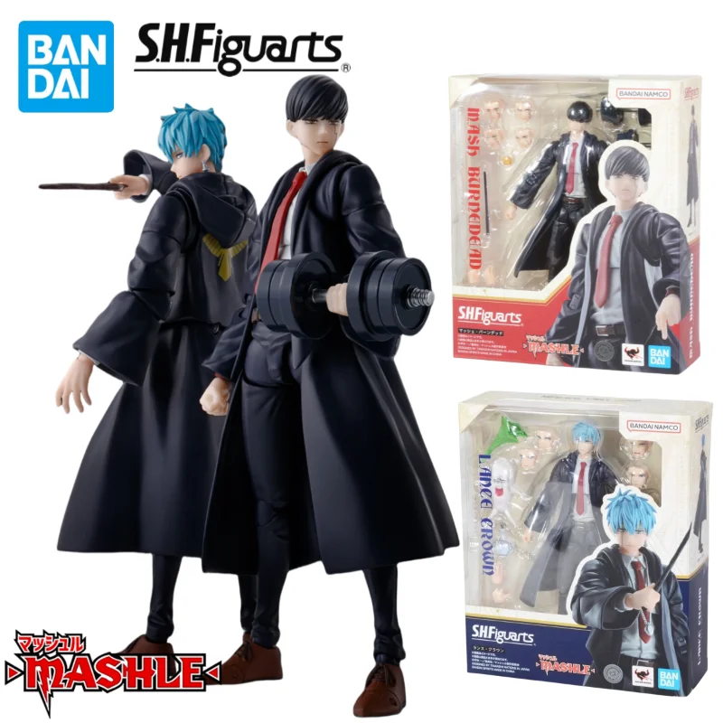 

BANDAI S.H.Figuarts Original Mashle: Magic and Muscles Mash Burnedead Lance Crown Anime Action Figure Birthday Present Toy Gift