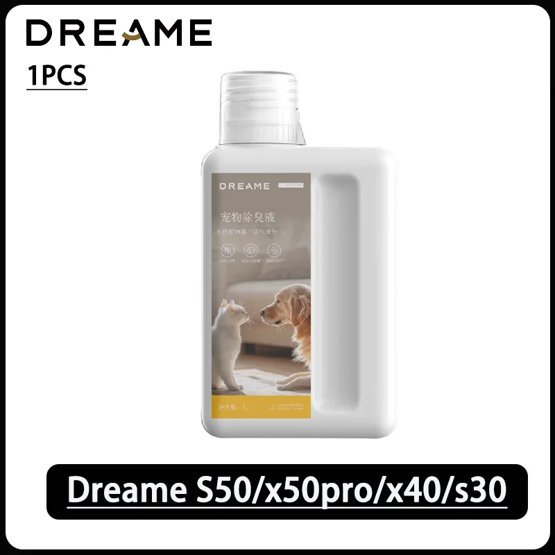Original Dreame X40 Ultra/L10s Ultra Gen2/X50 Ultra/H12 Pro/S50/X50Pro Pet 200mL/1L Deodorizing Floor Cleaning Liquid Accessorie