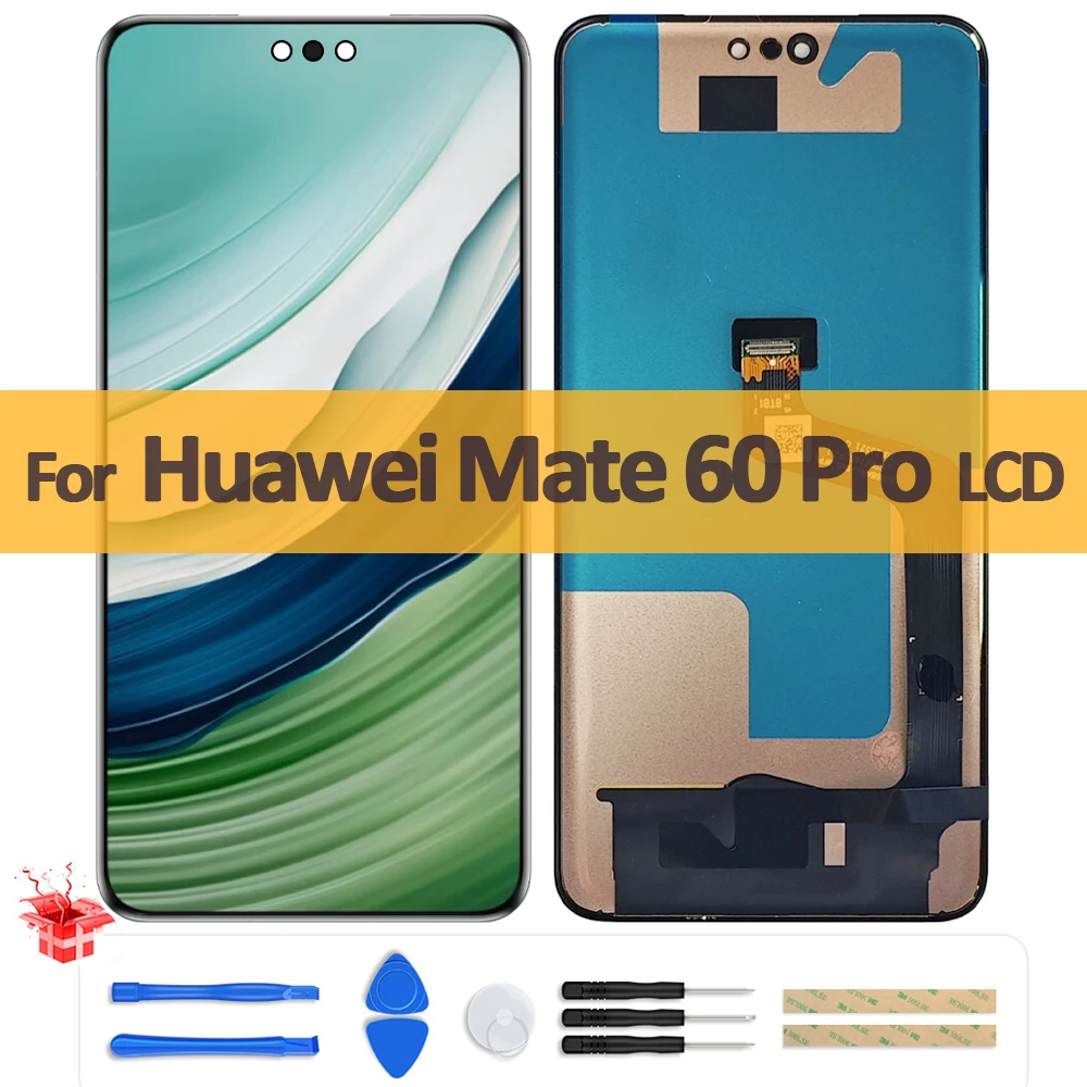 

Оригинальный OLED-дисплей 6,82 дюйма для Huawei Mate 60 Pro 60Pro, ЖК-дисплей с сенсорным экраном, дигитайзер в сборе, фотоэлементы, Замена ЖК-дисплея