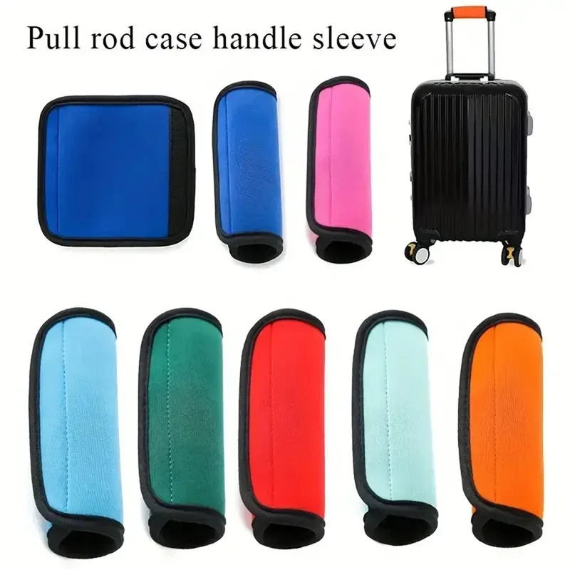 Comfortable Neoprene Luggage Handle Wrap Grip Luggage Suitcase Bag Handle Identifier Stroller Grip Protective Cover Bag Part