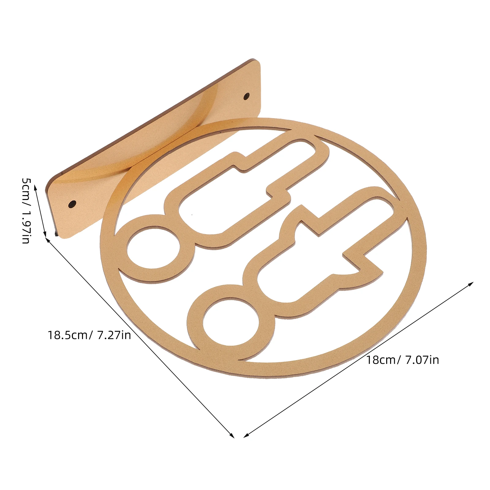 لافتة مرحاض مزدوجة الجوانب من الأكريليك للرجال والنساء، لافتة مرحاض مثبتة على الحائط، لافتة مرحاض للأعمال المكتبية المنزلية #3