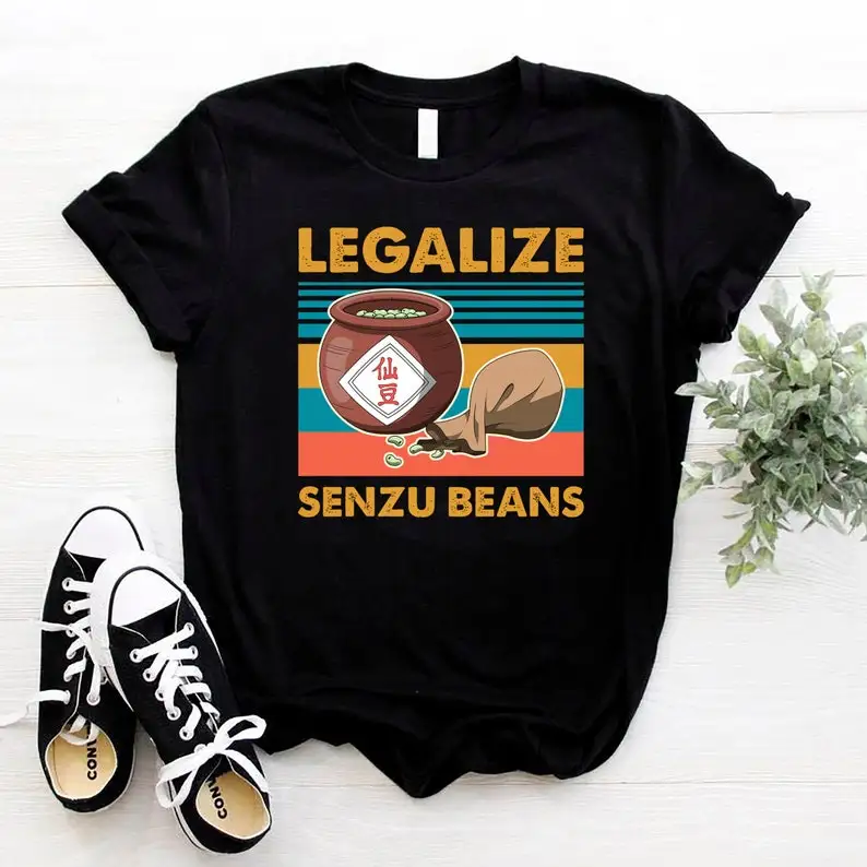 

Dragonball Anime Shirt, Senzu Beans DBZ Shirt, Senzu Bean Manga Shirt, Vintage 80s 90s Japanese Anime Unisex Shirts