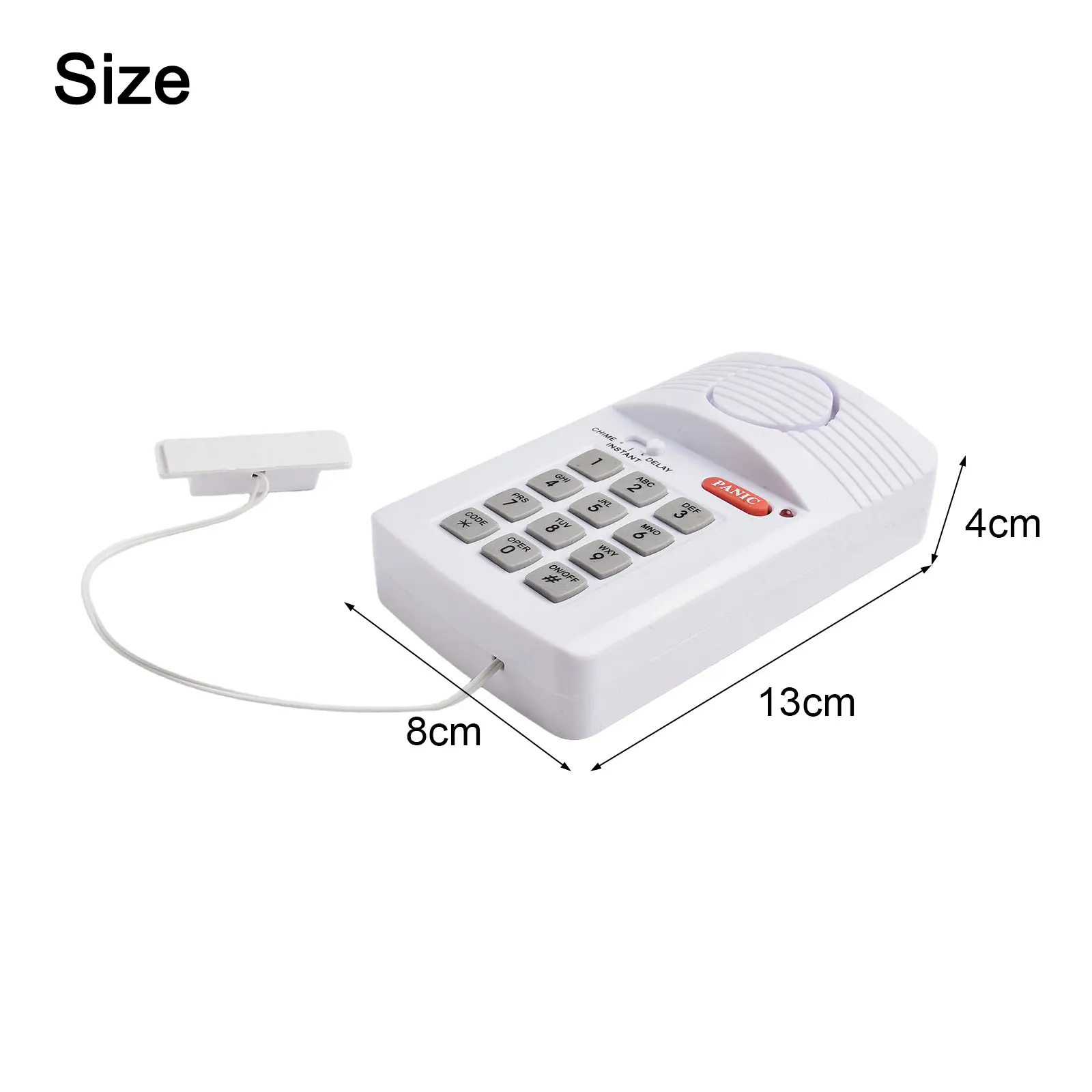 Door Alarm Wireless for Home Security Garage Shed For Caravan with Loud Notification and Password Controlled Operation