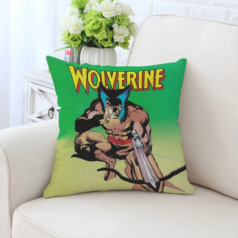 40x40cm pillowcase The Wolverine Graded Comic Customized Printed Sofa Cushion Cover Chair Waist Back Headrest 50x50