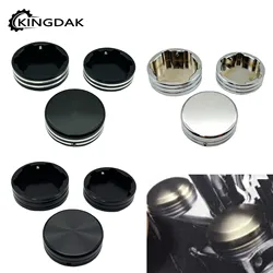 Motorcycle Upper Fork Stem Nut Cover Caps For Harley Dyna Fat Bob Super Glide FXDL 06-2017 Softail FLS Sportster XL 883 1200