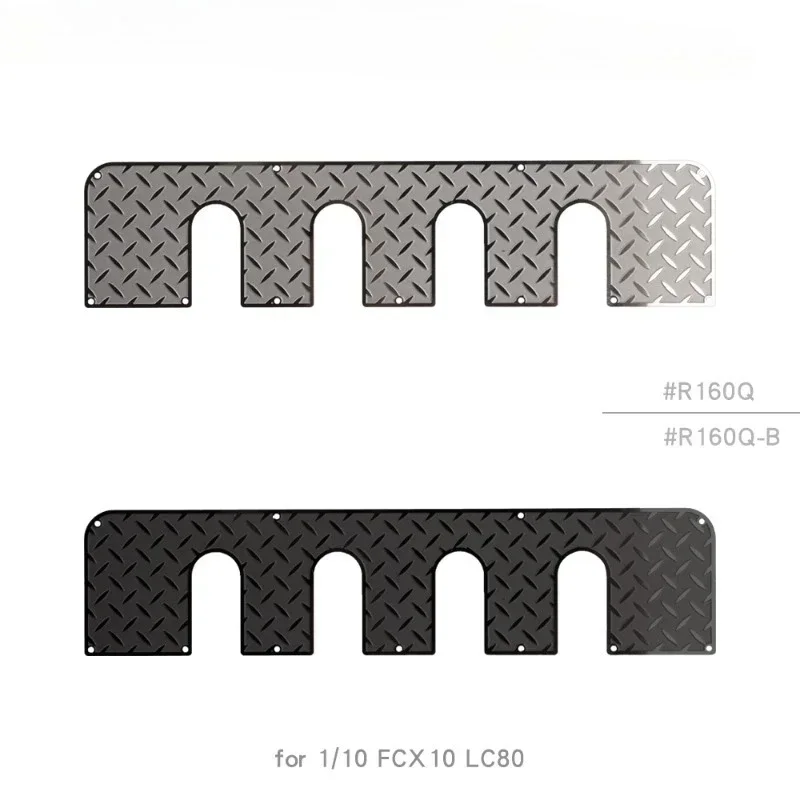 Simulatie Bagagerek Front End Metalen Antislip Beschermend Paneel voor 1/10 FMS FCX10 LC80 Accessoires