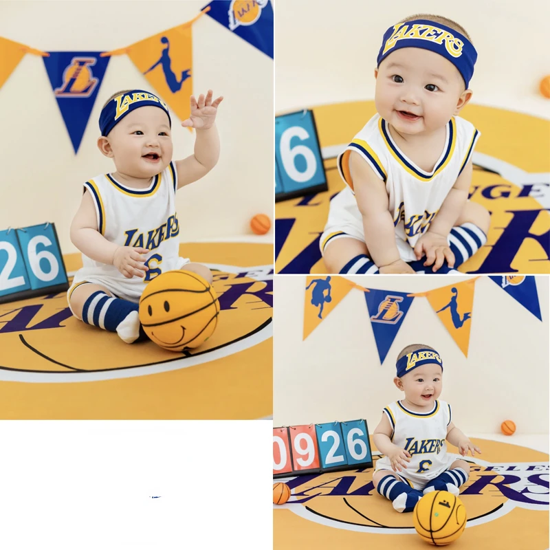 Basketball Baby Theme Centennial Photography Props Clothing Baby Children Photography Baby Centennial Photography Clothing