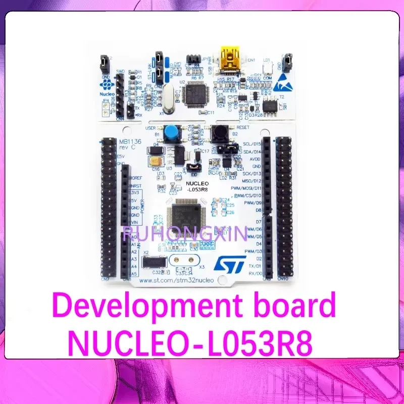 

Микроконтроллер NUCLEO-L053R8 STM32L053R8T6 Плата разработки STM32 Nucleo-64