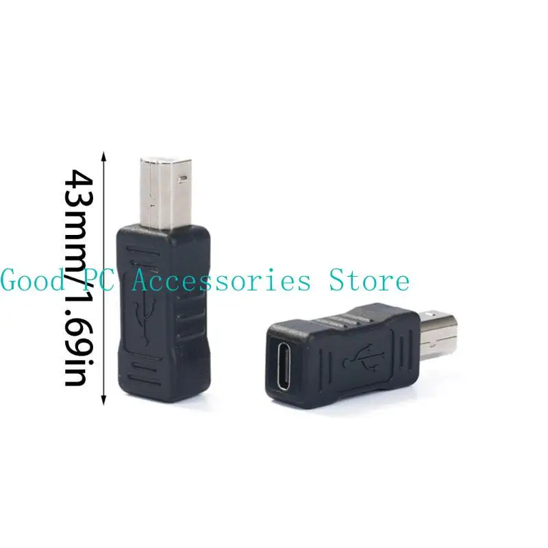 R53C USB C MINI5P Micro5p إلى محولات USB B للبيانو الكهربائي وبطاقات الصوت