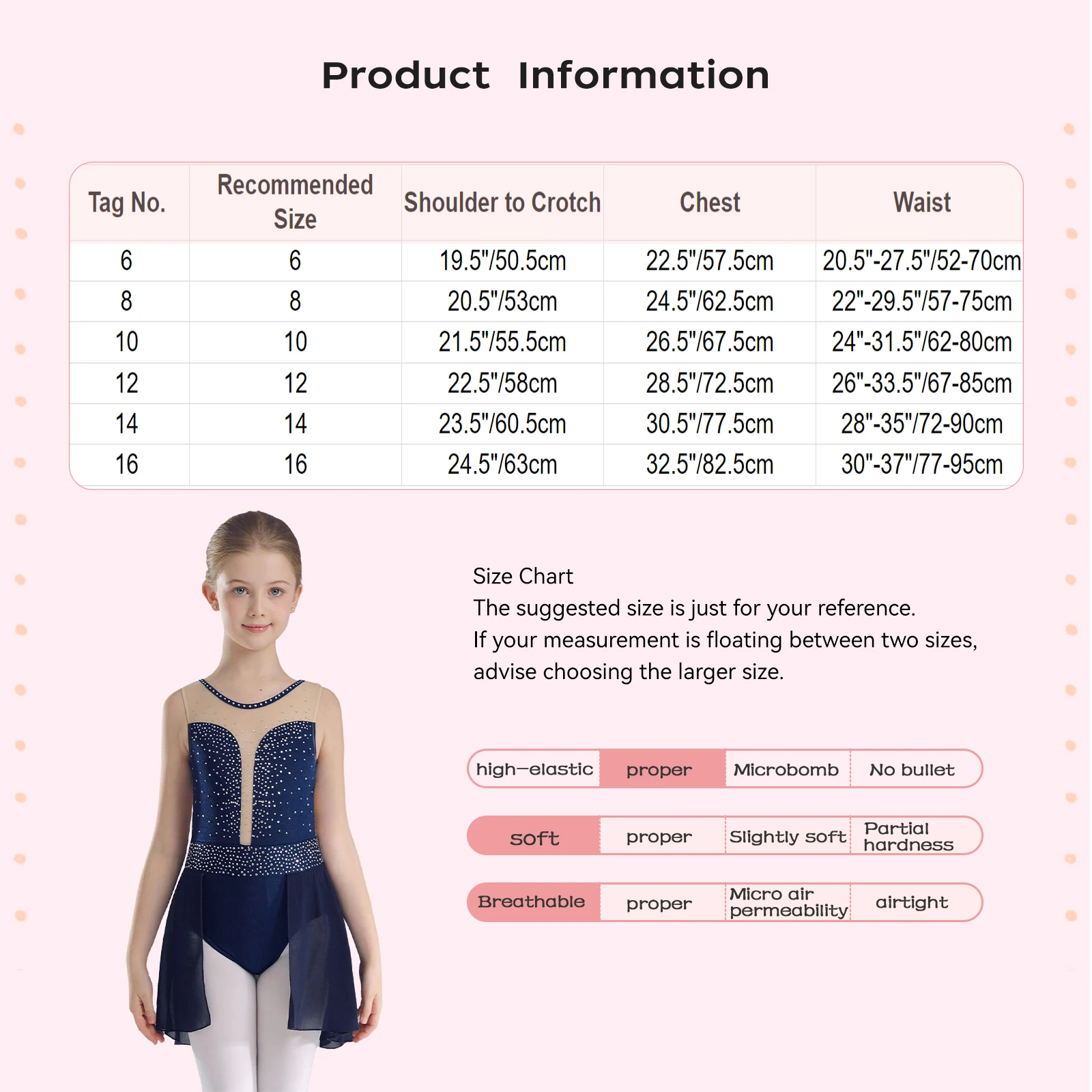 Bambini ragazze scintillanti strass ginnastica body danza lirica Performance concorso Costume pattinaggio artistico Dancewear Dress