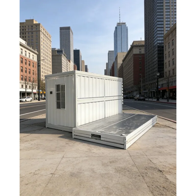 Labor Camp Prefabricated Foldable Container House Multi-Unit Modular Housing Steel Frame Windproof Earthquake Resistant