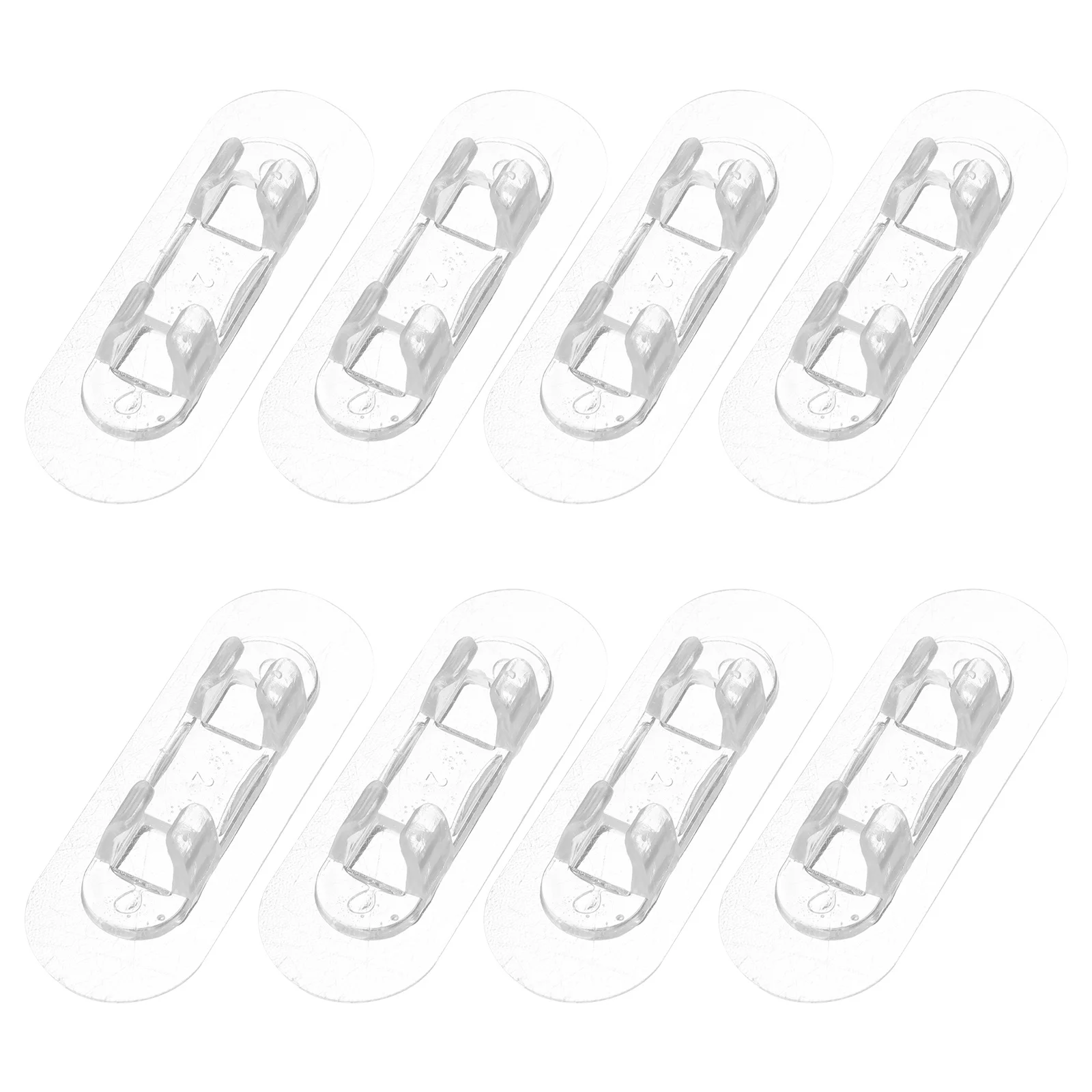 10 قطعة حامل كابلات منظم سلك أكريليك محمول سهل الاستخدام مكتب إدارة الأسلاك حامل سلك لإمدادات كابل المكتب المنزلي #2