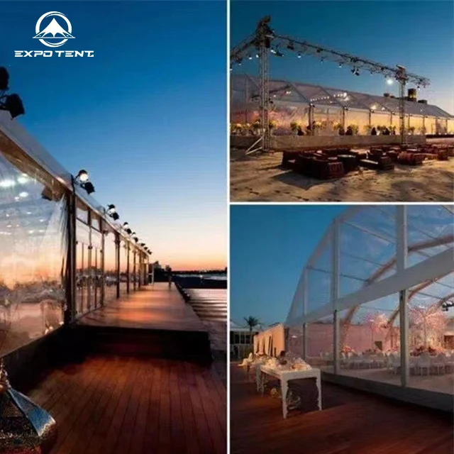 High Quality Transparent Aluminum Wedding Party Events Tent Transparent Wedding Tent for Sale