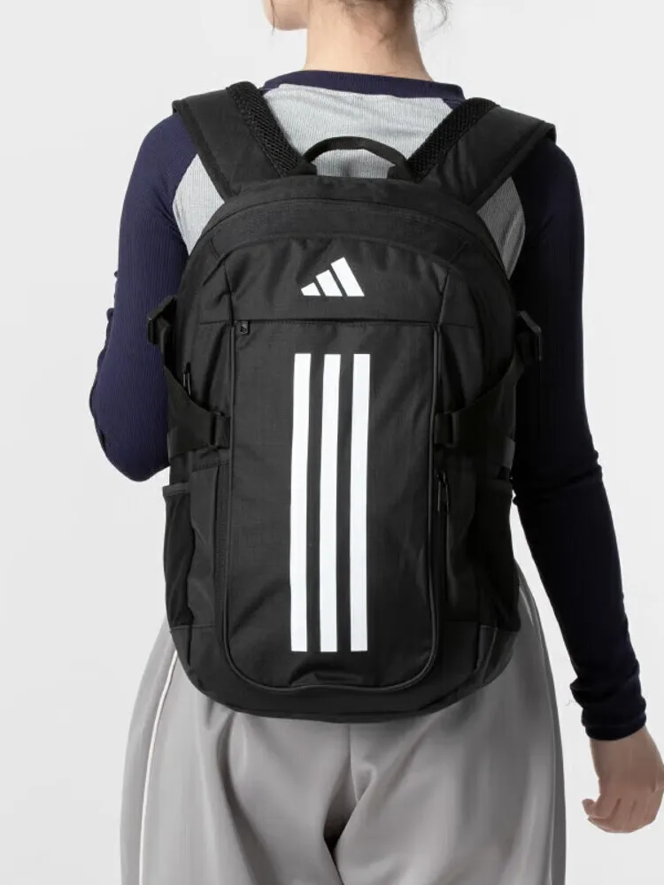 

Adidas Performance Line Black Sports Backpack Multi Compartment Lightweight For Fitness Enthusiasts Gym Workouts And Travel