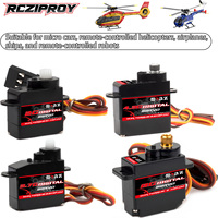 RCZIPROY MINI Digital Servo 2G 3.7G 4.3G 8 Micro Servo Servo for RC Car, Boat, Robot, Helicopter Upgrade Parts