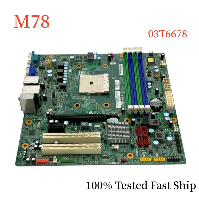 

D3F3-LM2 For Lenovo M78 Desktop Motherboard A75M 15-EI4-011000 FRU:03T6678 DDR3 Mainboard 100% Tested Fast Ship