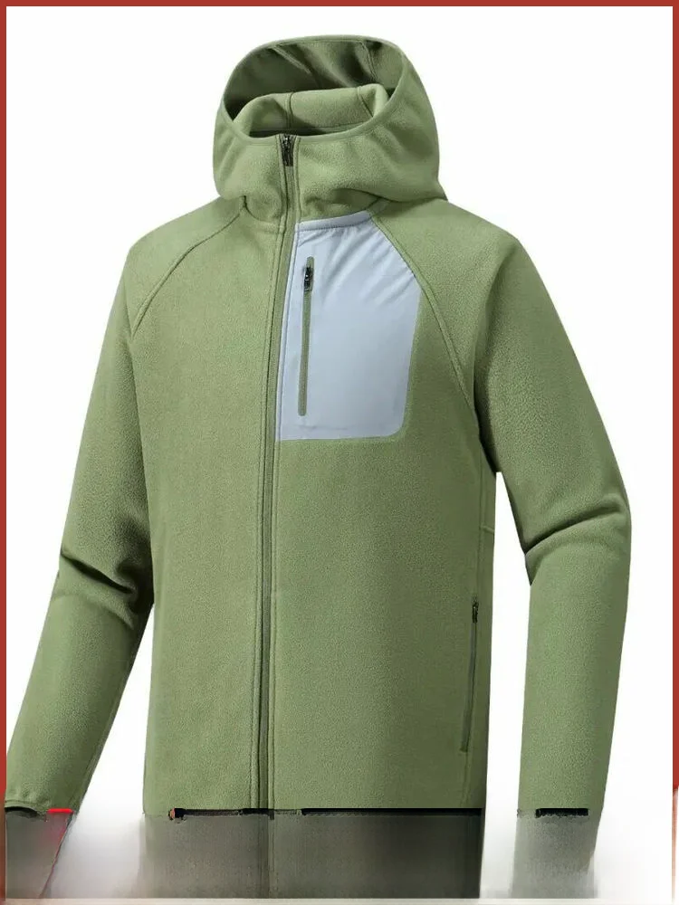 

Двусторонняя куртка с капюшоном, легкая теплая ветрозащитная уличная куртка для пар, функциональный полиэстеровый коврик для хранения тепла...