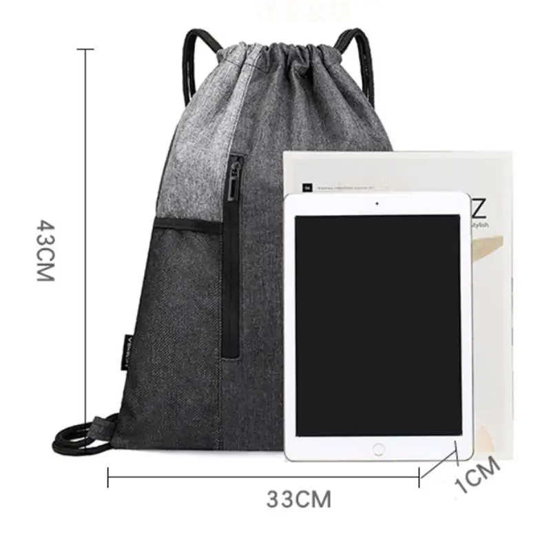 Lightweight Drawstring Backpack Fashion Casual Unisex Bundle Rope Sport Backpack School Bags Travel Beach Bags For Men Women