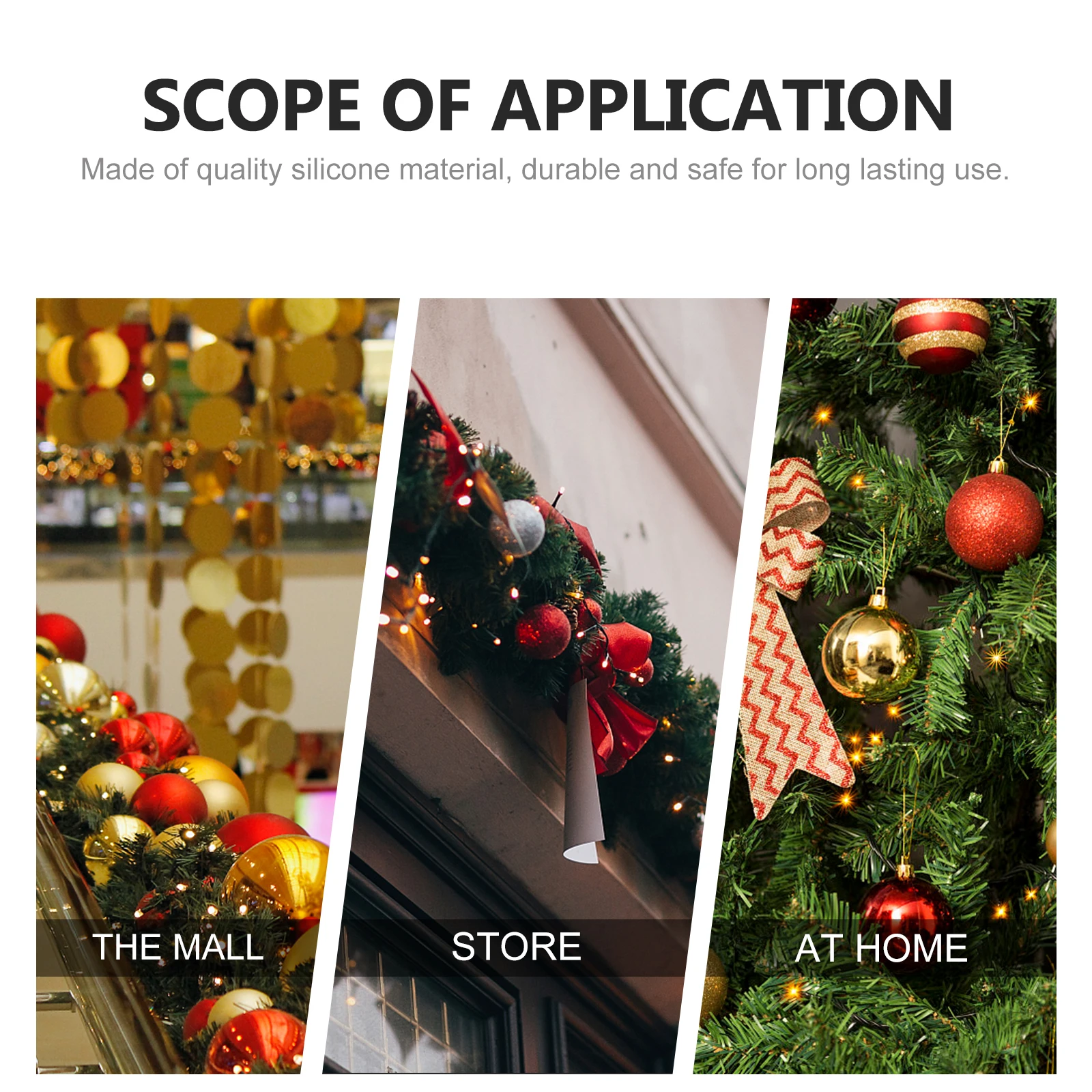 

2pcs Christmas Ball Mold Silicone DIY Crafts Gifts Resin H made Pendant Epoxy Jewelry Accessories Lightweight Practical