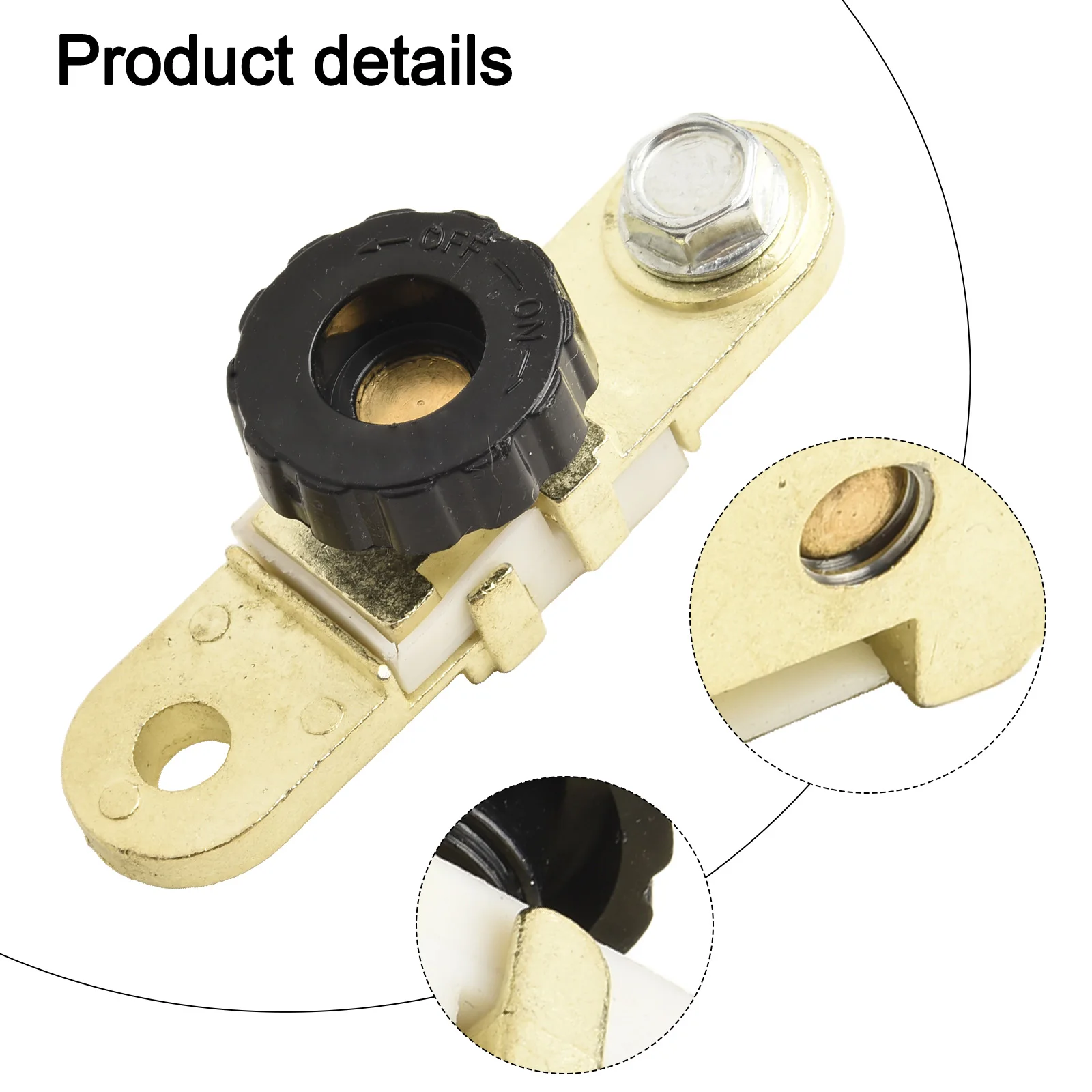 1Pcs Car Side Post Battery Disconnect Switch Disconnect Battery Cut Off Kill Terminal Anti-leakage Switch Car Accessories