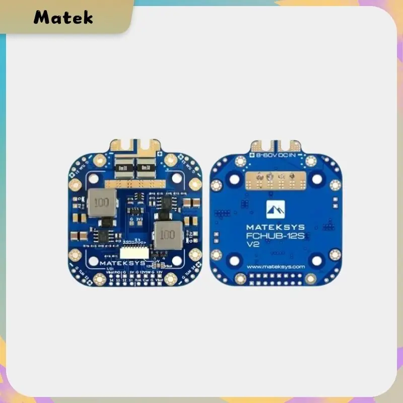 Matek Systeem XCLASS PDB FCHUB-12S V2 Board 5V & 12V Uitgang met Stroomsensor 3-12S Lipo voor RC Drone FPV Quadcopter Multicopter