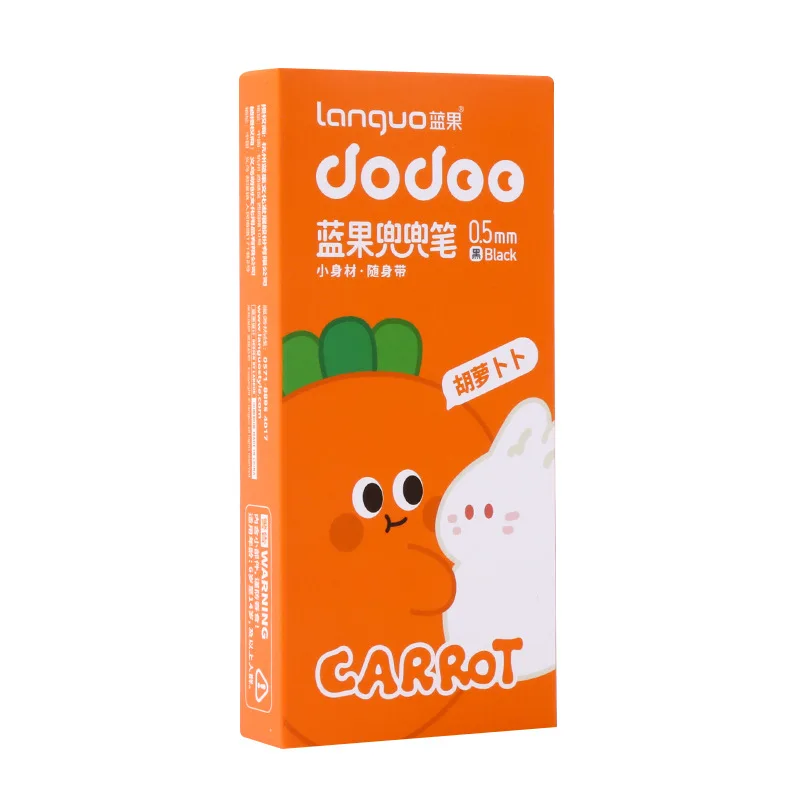 لطيف الصحافة حبر جل مجموعة أقلام 0.5 مللي متر أسود السلس الكتابة قلم محايد اللون Kawaii مدرسة اللوازم المكتبية القرطاسية للطلاب الجزر