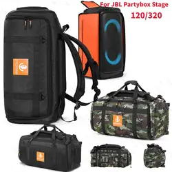 For JBL Partybox Stage 320 BT Speaker Speaker Bag Travel Case Waterproof Portable Speaker Carry Tote Bag Backpack Protective Bag