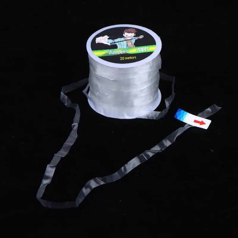 10 Stück Bunte Schleuder-Gummibänder aus Amber-Elastik für Outdoor-Abenteuer und Schießübungen – Detail 9