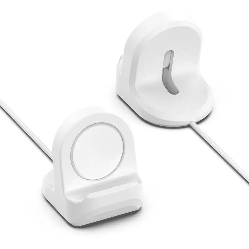 سيليكون تهمة حامل حامل محطة حوض forGoogle PixelWatch المحمولة شاحن كابل حامل ساعة عرض للساعات الذكية