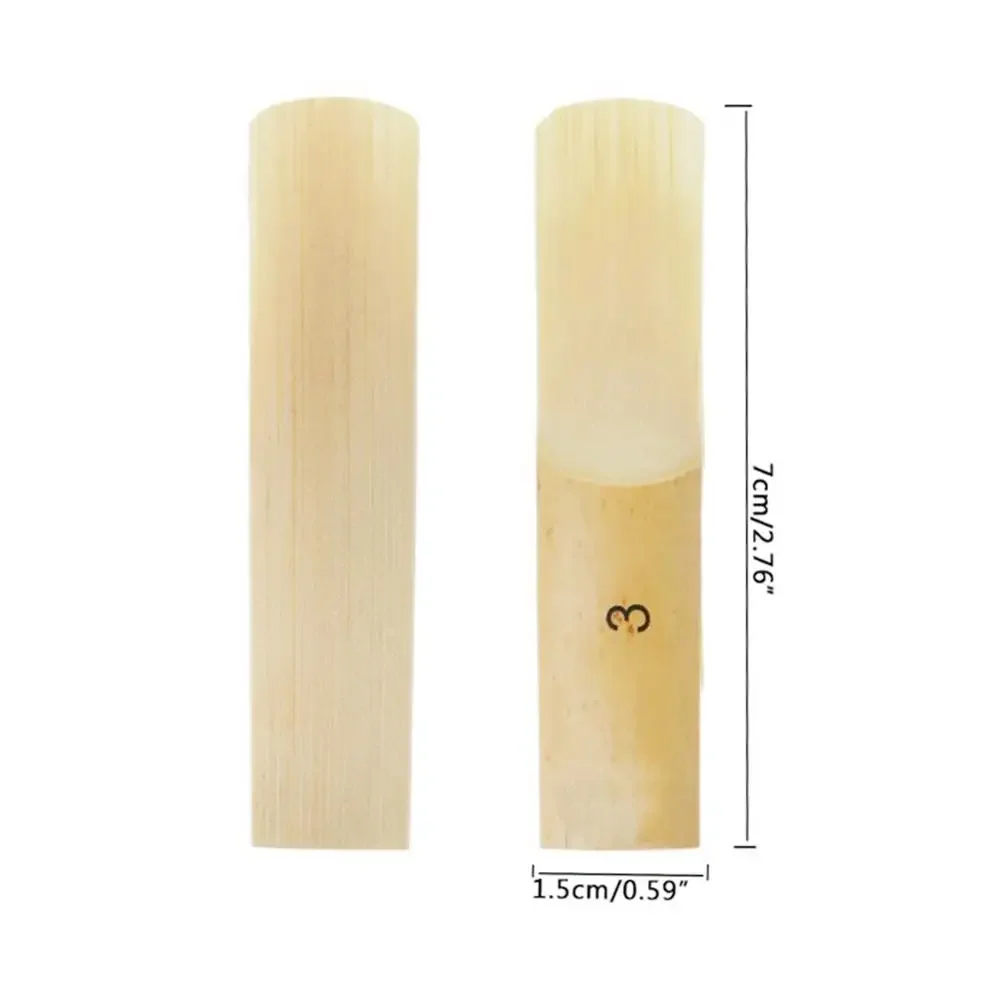 10 Pack Eb Alto Sax Saxophone Reeds Strength 1.5 2.0 2.5 3.0 3.5 4.0 Saxophone Reed Woodwind Instrument Parts Accessories