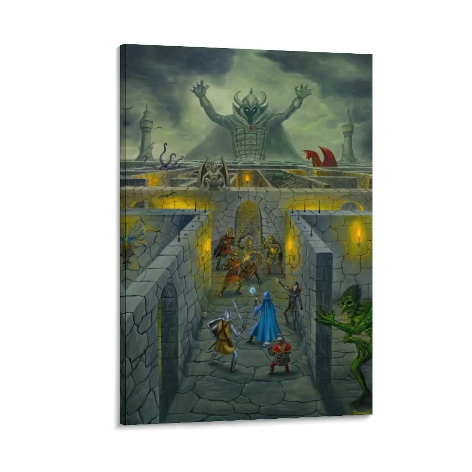 

Labyrinth of the Overlord Canvas Painting wallpapers home decor photos for living room Wall paintings