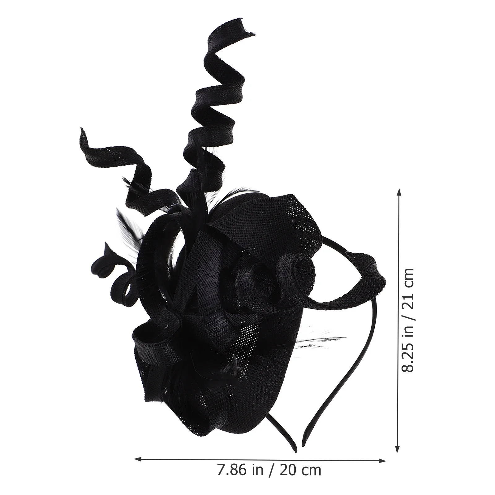 

Fascinator Hat for Women Elegant Style Comfortable Wear Tea Party Banquet Wedding Cosplay Performance Photo Prop