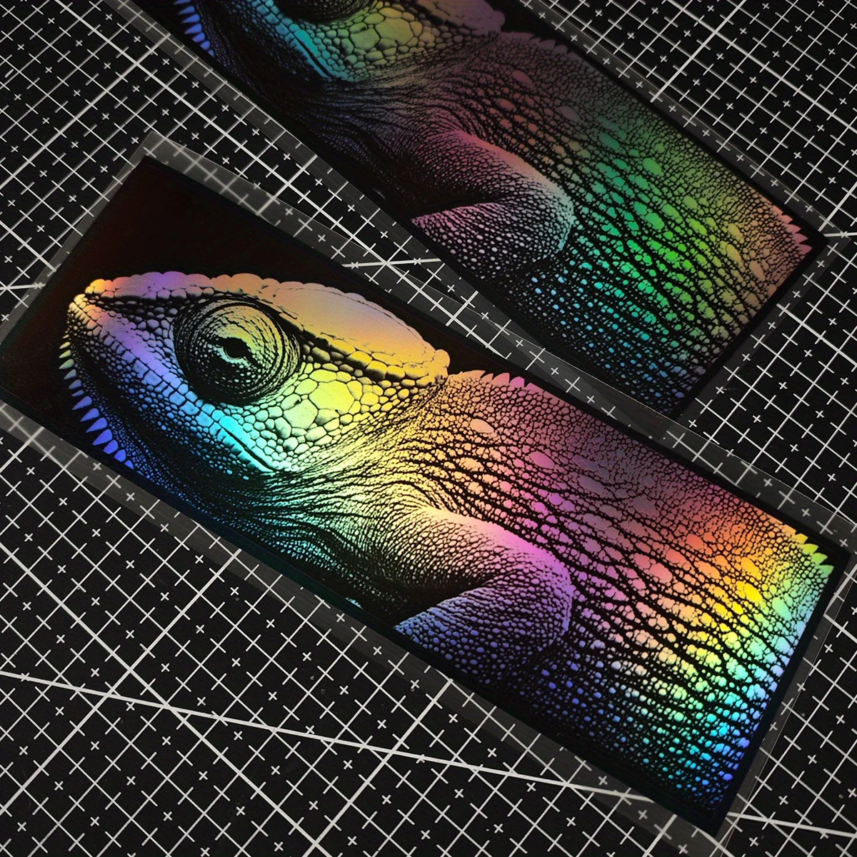 

1Pc Laser Chameleon JDM Sticker, Scratch Cover Vinyl Decal for Car, Motorcycle, EV, Laptop & PC Case, Easy Peel & Apply