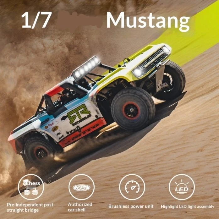 FMS RC 1/7 Scale Bronco Brushless High Speed 4WD Racing Short Course Remote Control Truck Off Road Outdoor Hobby Model Boys Toy