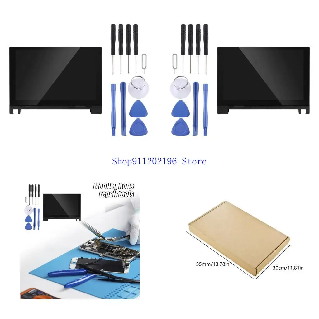 

P82A LCD Display Assembly with Repair Tool Replacement Digitizer for YOGA Tab 3 10.1