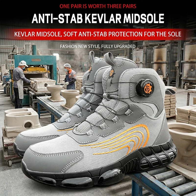 

Safety shoes; protective shoes; industrial and mining boots; anti-smash and anti-puncture; glass processing; home manufacturing