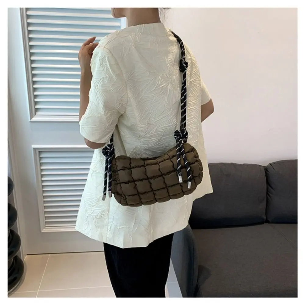 Nylon Puffy Crossbody Bags for Women Large Capacity Handbags Shoulder Messenger Bag Female Popular Fashion Hobos Shopper Bags