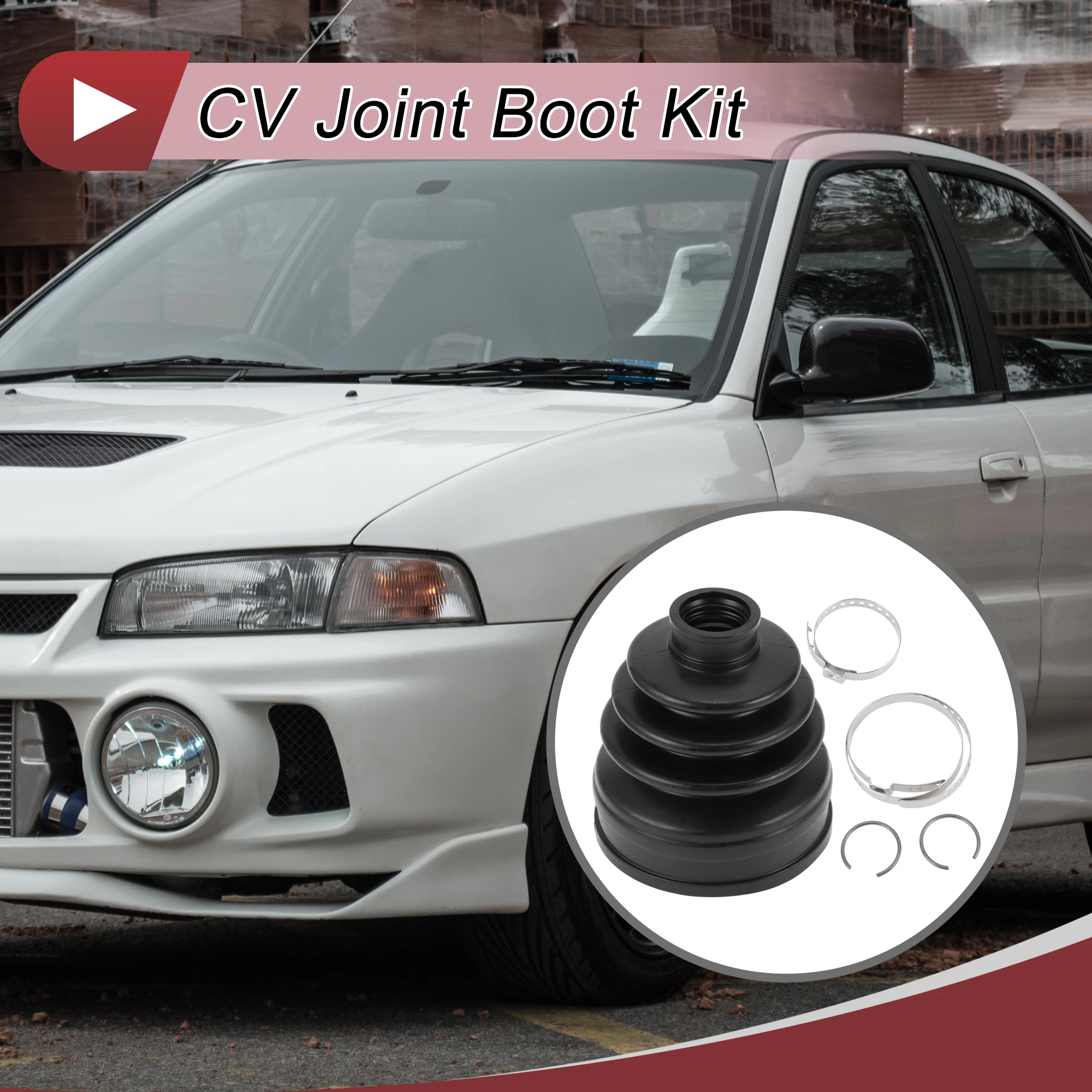 X autohaux 1 conjunto kit de inicialização conjunta cv para mitsubishi outlander sport 16-22 bota conjunta de velocidade constante interna com braçadeiras no.3817a135