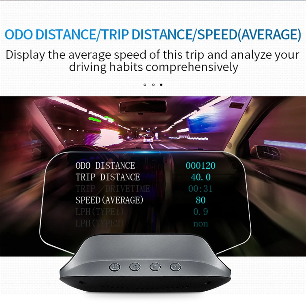 

Universal OBD HUD C3 Auto Projector Hud Navigation GPS Obd2 Eobd Speedometer Head up display Electronics Car accessories