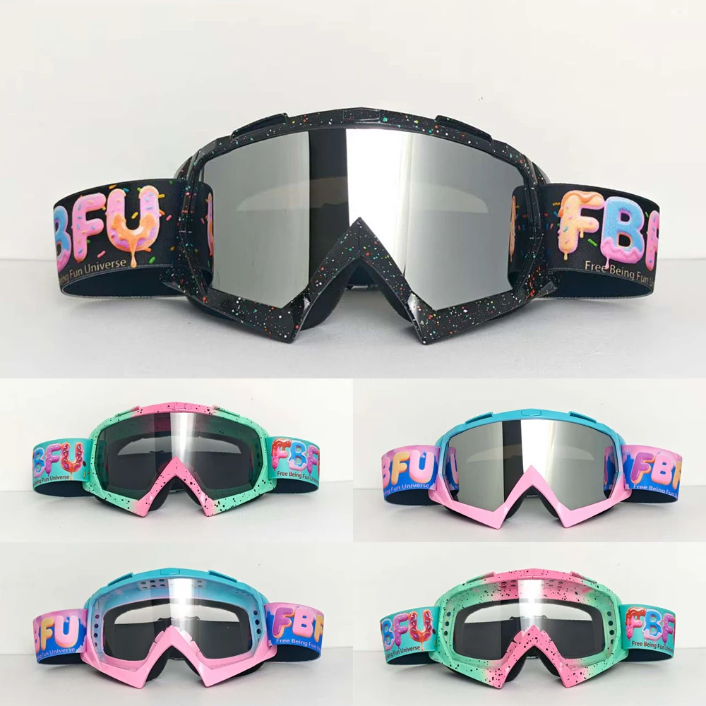 2025 FBFU نظارات الدراجات العصرية - مقاومة للرياح والغبار، دراجات واقية MTB ATV للرجال والنساء أنشطة الدراجات على الطرق الوعرة #1