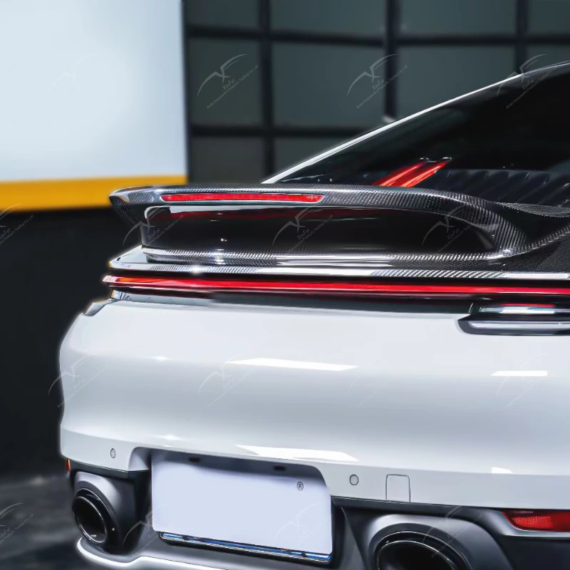 Ducktail difusor traseiro com alta fibra de carbono spoiler, adequado para porsche 992 series upgrade, modelo sc