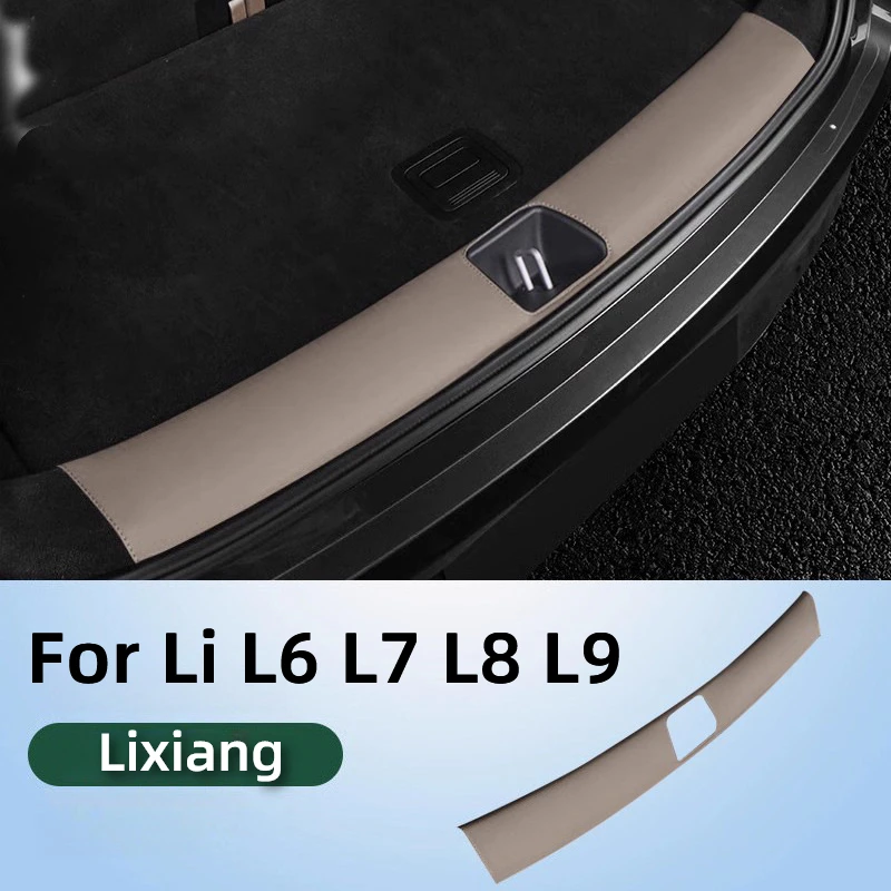 

For Li L6 L7 L8 L9 2025 2024 Lixiang Car Trunk Sill Leather Anti Scratch Strip