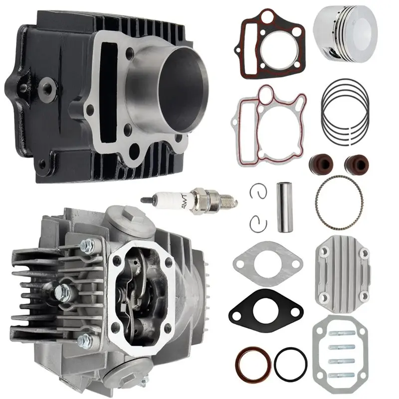 

Motorcycle Cylinder Head Barrel Piston Kit 52.4Mm For 110Cc For 110 WS110 C110 ATV UTV