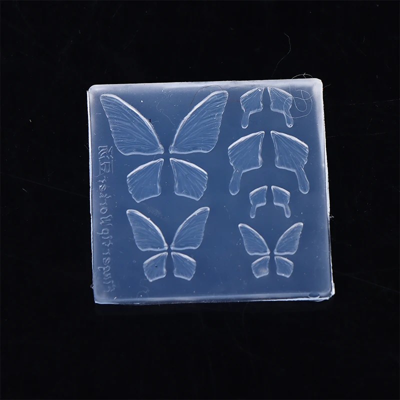 1Pcs 3D Silikon Nagel Form Schmetterling Form Stanzen Platte Nägel Schablonen DIY UV Gel Nagel Carving Form
