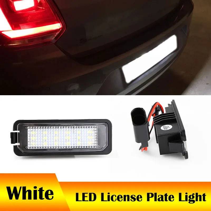 

2 шт. 12 В OEM сменный светодиодный задний фонарь номерного знака для VW Golf 4/5/6 MK4/5/6 Eos Lupo Beetle Passat CC 4D Sedan Scirocco Polo