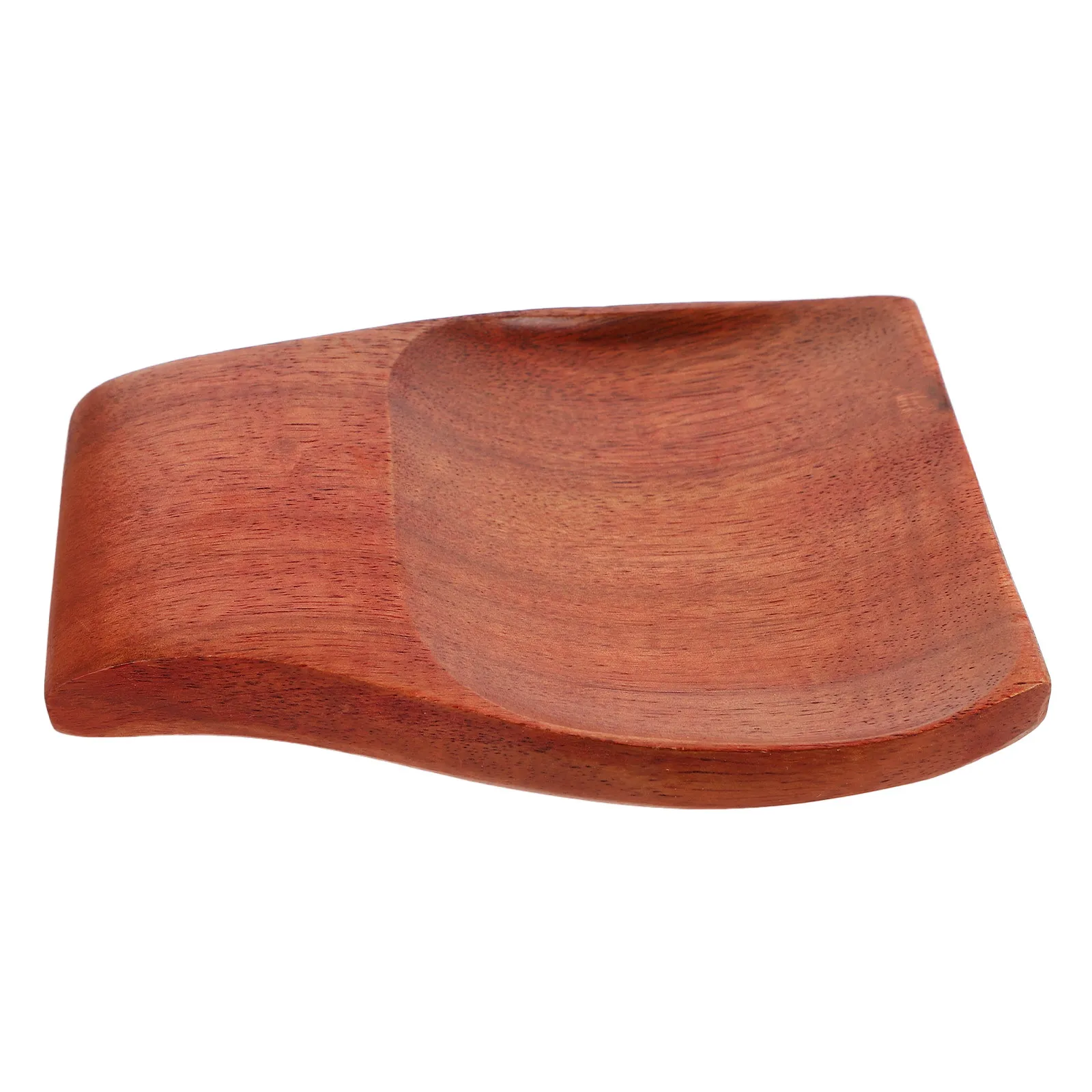 Wood Spoon Rest Multi Use Cooking Scoop Holder Small Tomato Sauce Dish Compact Countertop Cleaner Reusable Kitchen Accessory