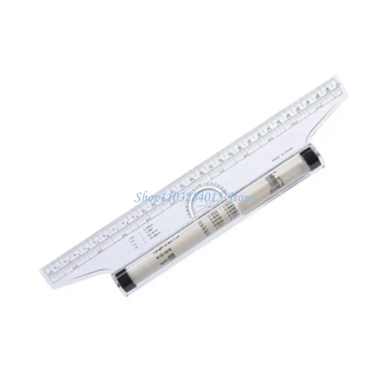 

R6FF Multipurpose Drawing Parallel Rolling Ruler Balancing Scale for Office Tool