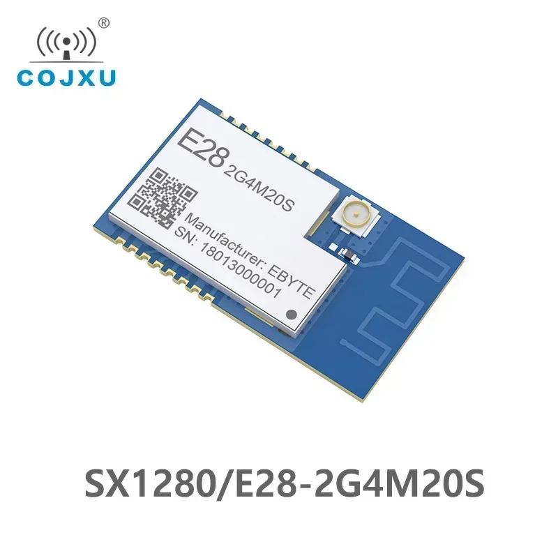 E28-2G4M20S SX1281 2.4GHz 100MW LoRa Modul Bluetooth Nirkabel RF Transceiver SPI Jarak Jauh BLE RF Pemancar 2.4G Penerima