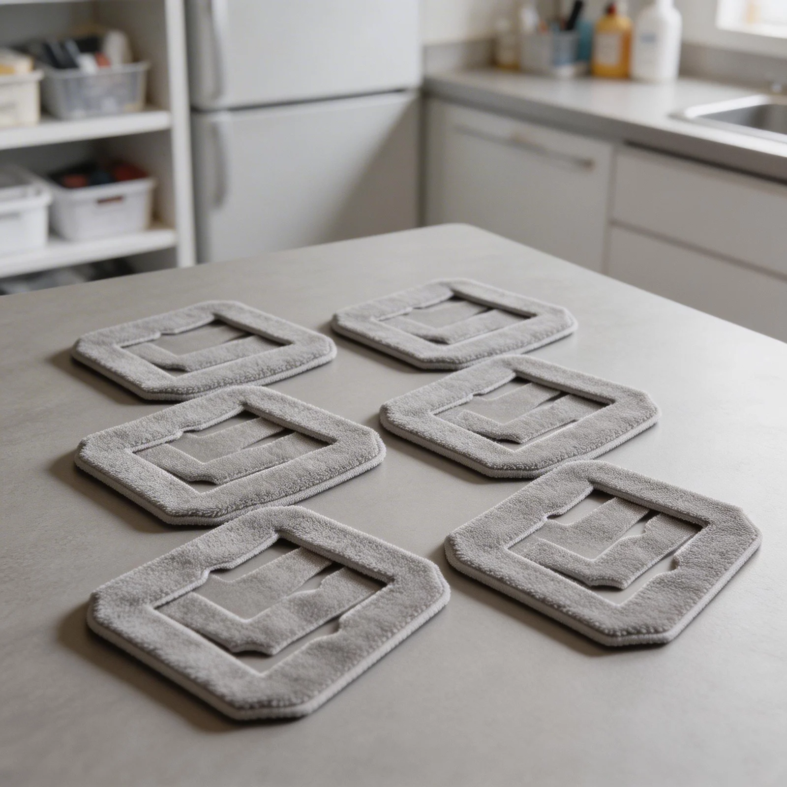 Replacement Mopping Pads 6 Pack for Liectroux YW509 Compatible Replacement Parts with Washable Covers for Long Term Use