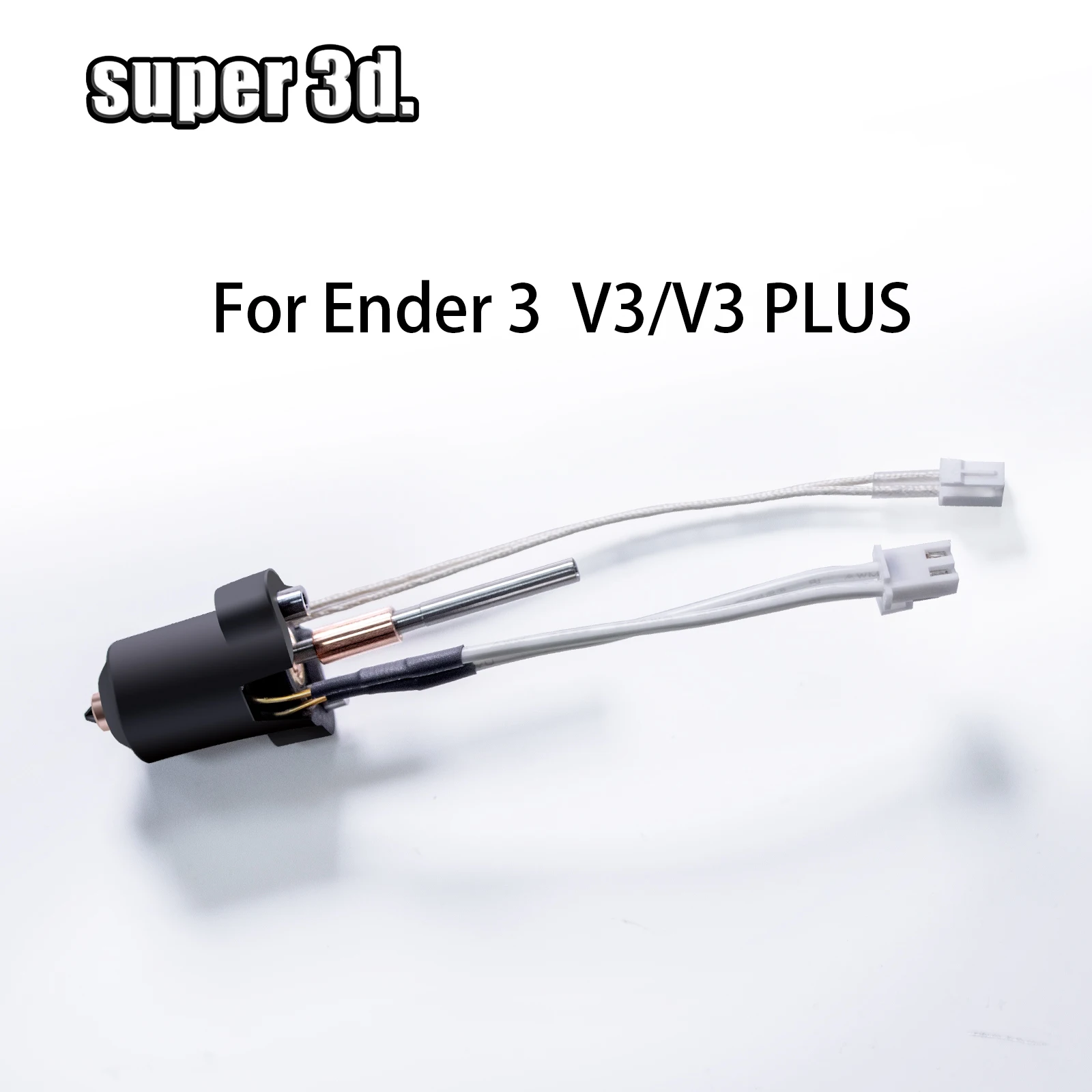 Ender 3 V3 Hotend Kit de boquillas de acero endurecido bloque calefactor cerámico boquilla extrusora cubierta garganta para Ender 3 V3 PLUS Hotend